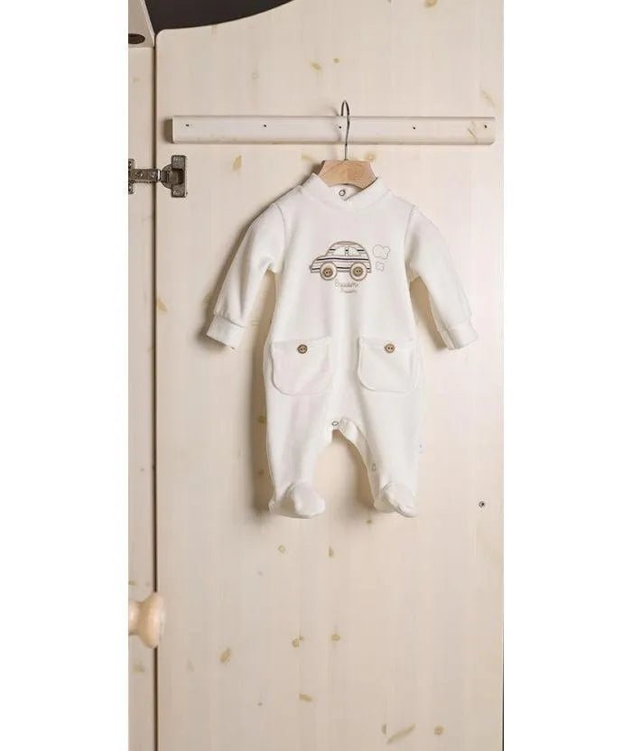 Tutina Neonato ciniglia Gary 7181