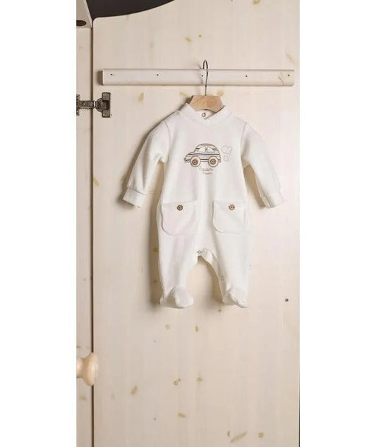 Tutina Neonato ciniglia Gary 7181