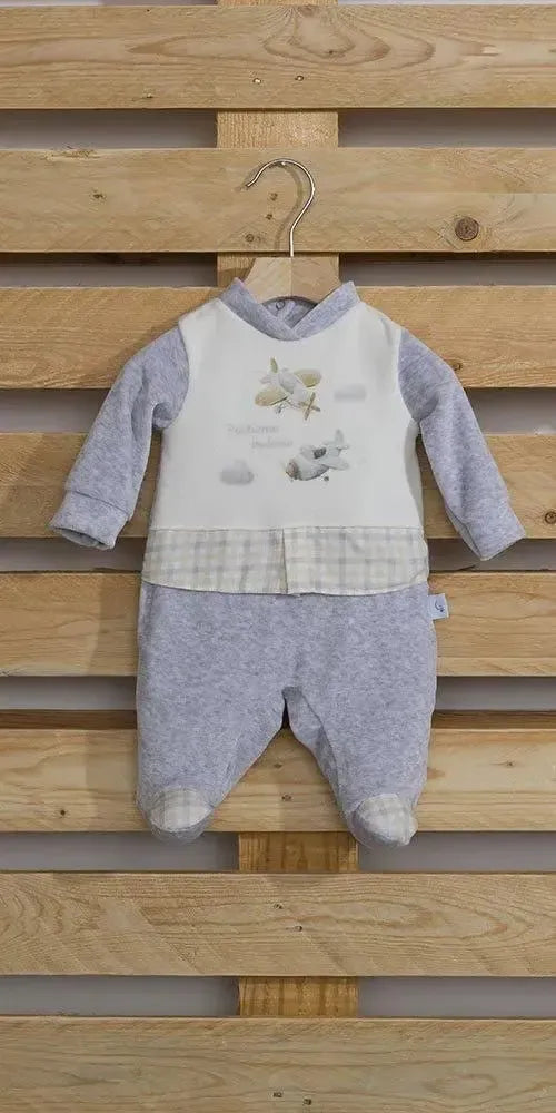 Tutina Neonato ciniglia Gary S7003