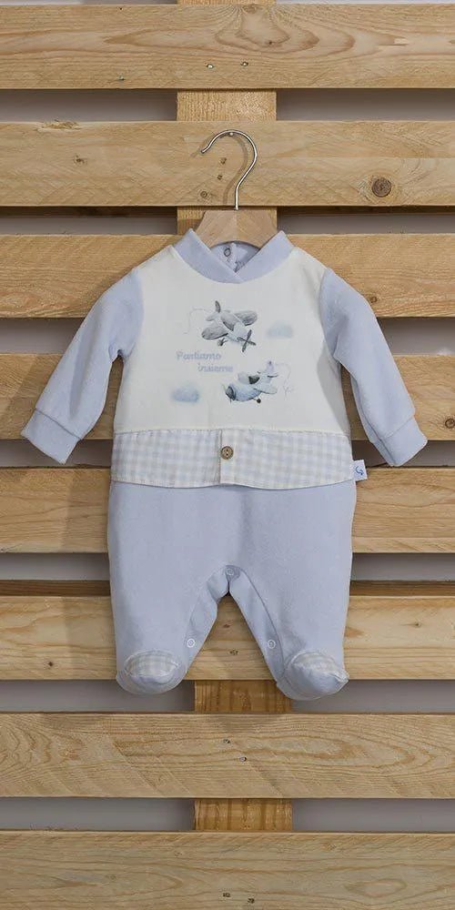 Tutina Neonato ciniglia Gary S7003
