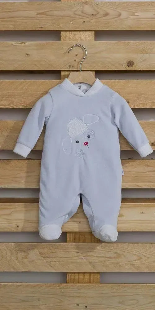 Tutina Neonato ciniglia Gary S7008