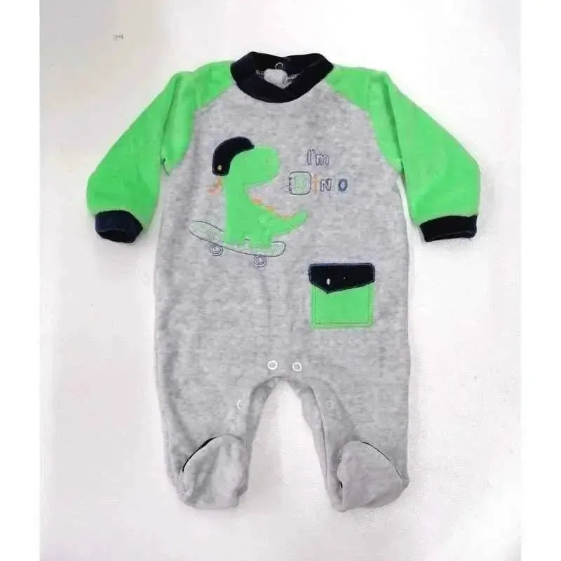 Tutina neonato bambino in ciniglia Pastello Baby TC73M