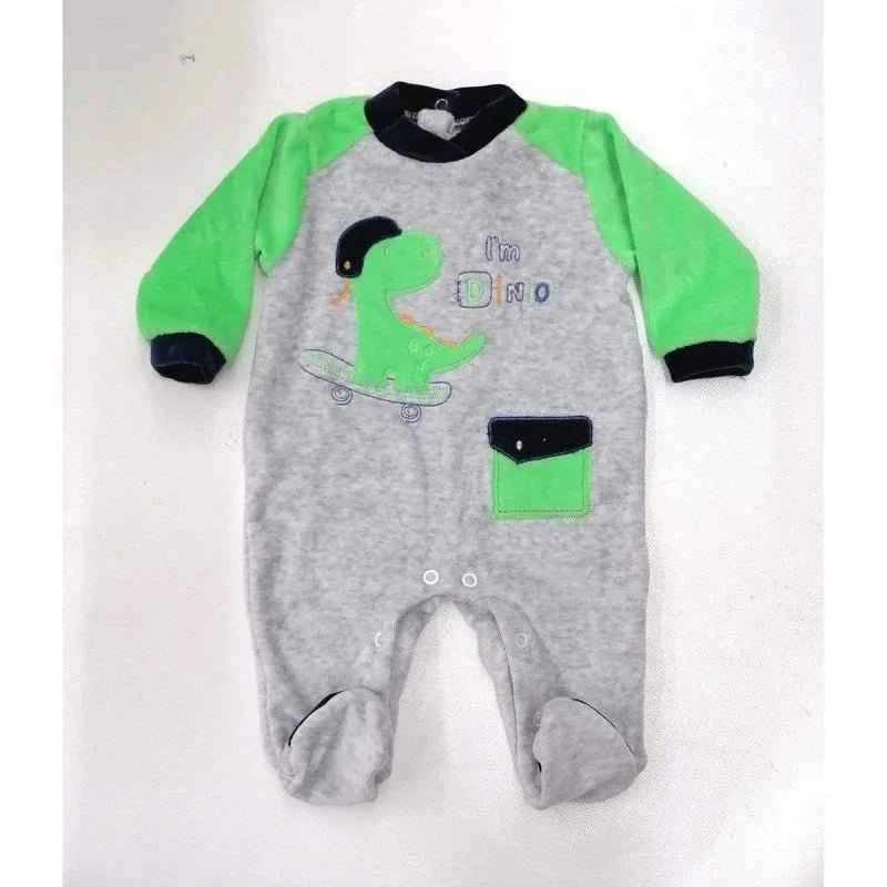 Tutina neonato bambino in ciniglia Pastello Baby TC73M