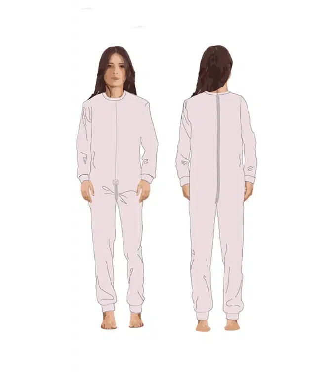 Tutone clinico donna aperto interlock Gary CB65100