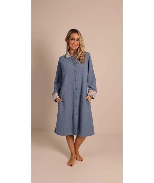 Vestaglia aperta donna invernale punto Milano Gary flanellata 5164