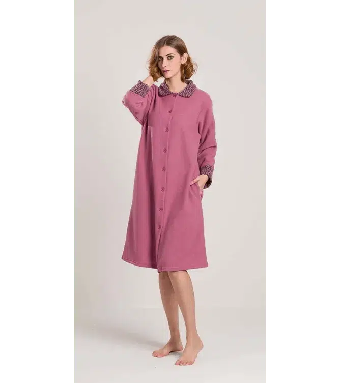 Vestaglia aperta donna invernale punto Milano Gary flanellata V50167