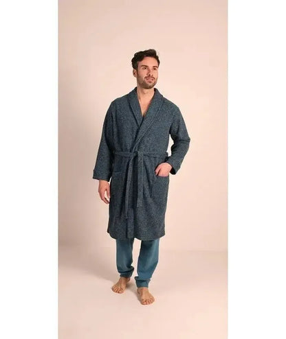 Vestaglia con cintura uomo invernale punto Milano Gary flanellato 6113