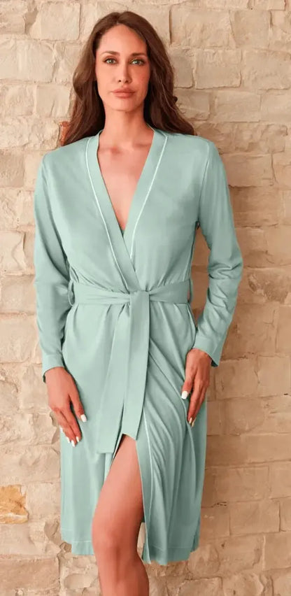 Vestaglia donna Nottingham in cotone modal NPB175