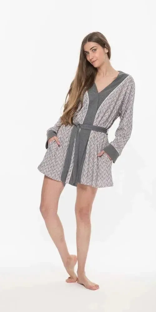 Vestaglia donna invernale interlock Gary Q50064