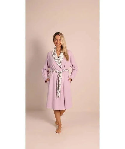 Vestaglia donna invernale punto Milano Gary flanellata 5134