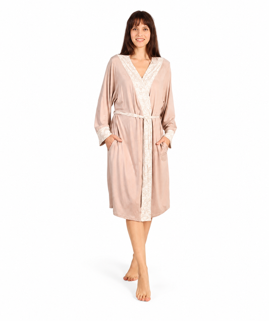 Vestaglia donna invernale viscosa Gary 5228