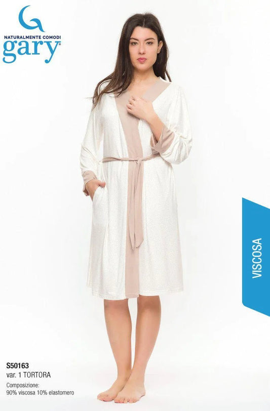Vestaglia donna invernale viscosa Gary S50163