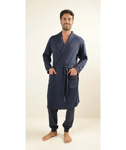 Vestaglia uomo in caldo cotone interlock Gary C661