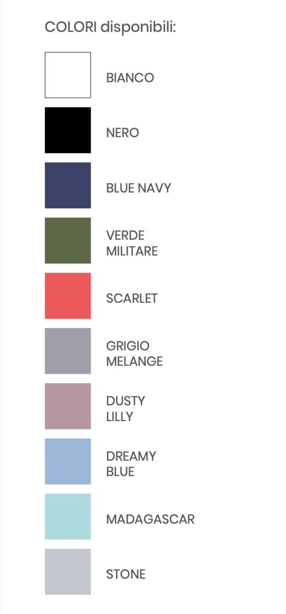 Vogatore donna spalla larga a costine in cotone Sublyme 1202