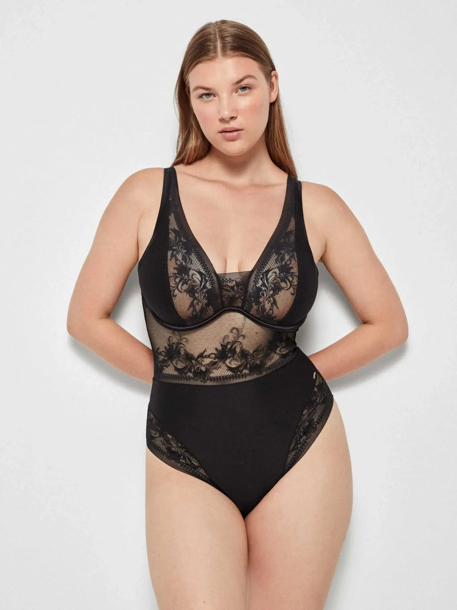 Body Gisela con ferretto e coppe in schiuma ultraleggera 10018 - Caos Intimo Donna - Uomo - Bambini - Casa - Gisela