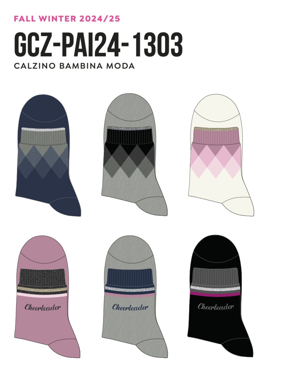 Calze corte bimba in caldo cotone Pezzini GCZ - PAI241303 - Caos Intimo Donna - Uomo - Bambini - Casa - Pezzini