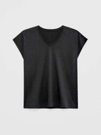 Pigiama donna manica corta a V modal e pantaloni lunghi in viscosa Gisela 20374/20387