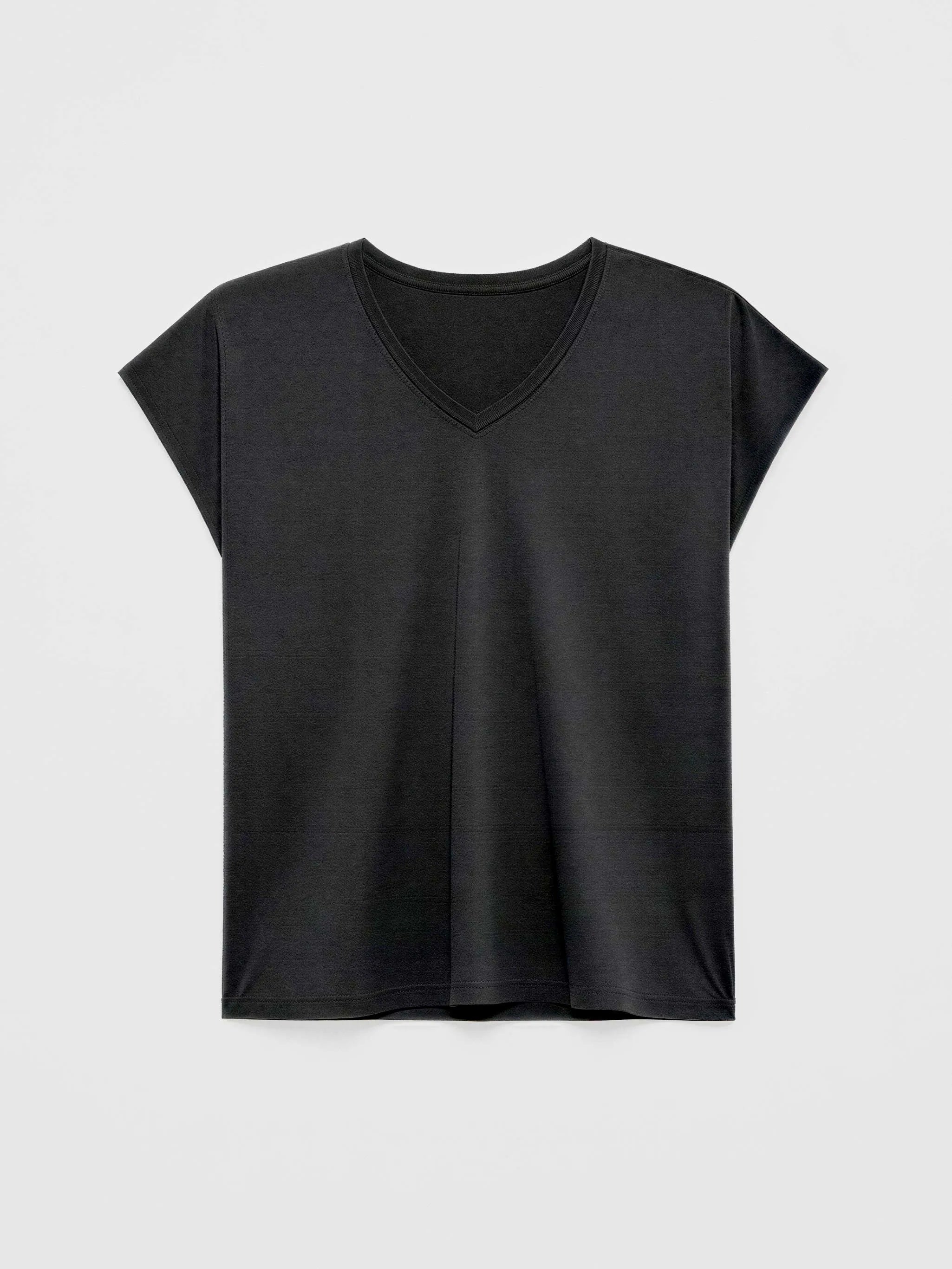 Pigiama donna manica corta a V modal e pantaloni lunghi in viscosa Gisela 20374/20387