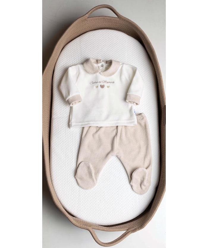 Completino clinico Neonata ciniglia a coste Gary 7082 - Caos Intimo Donna - Uomo - Bambini - Casa - Gary