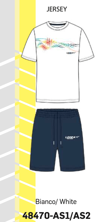Completo corto uomo calibrato Legea puro cotone 48470X - Caos Intimo Donna - Uomo - Bambini - Casa - Legea