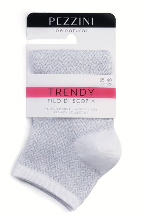 Confezione da 12 paia di calze donna in puro cotone Pezzini Be Natural Trendy DCZ-PPE23005 - Caos Intimo Donna - Uomo - Bambini - Casa - Pezzini