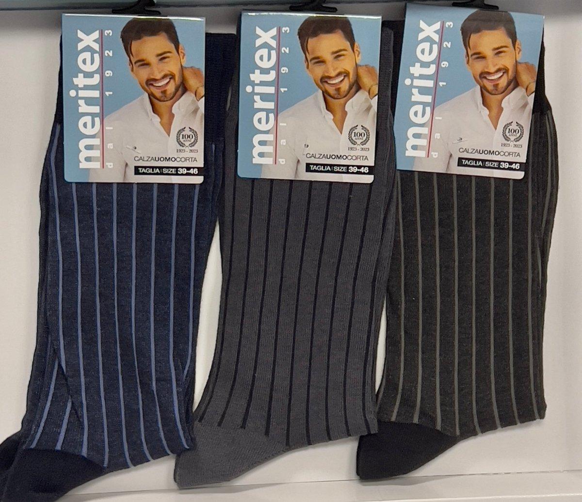Confezione da 6 paia calze corte filo di scozia Meritex 8227 Costa - Caos Intimo Donna - Uomo - Bambini - Casa - Meritex