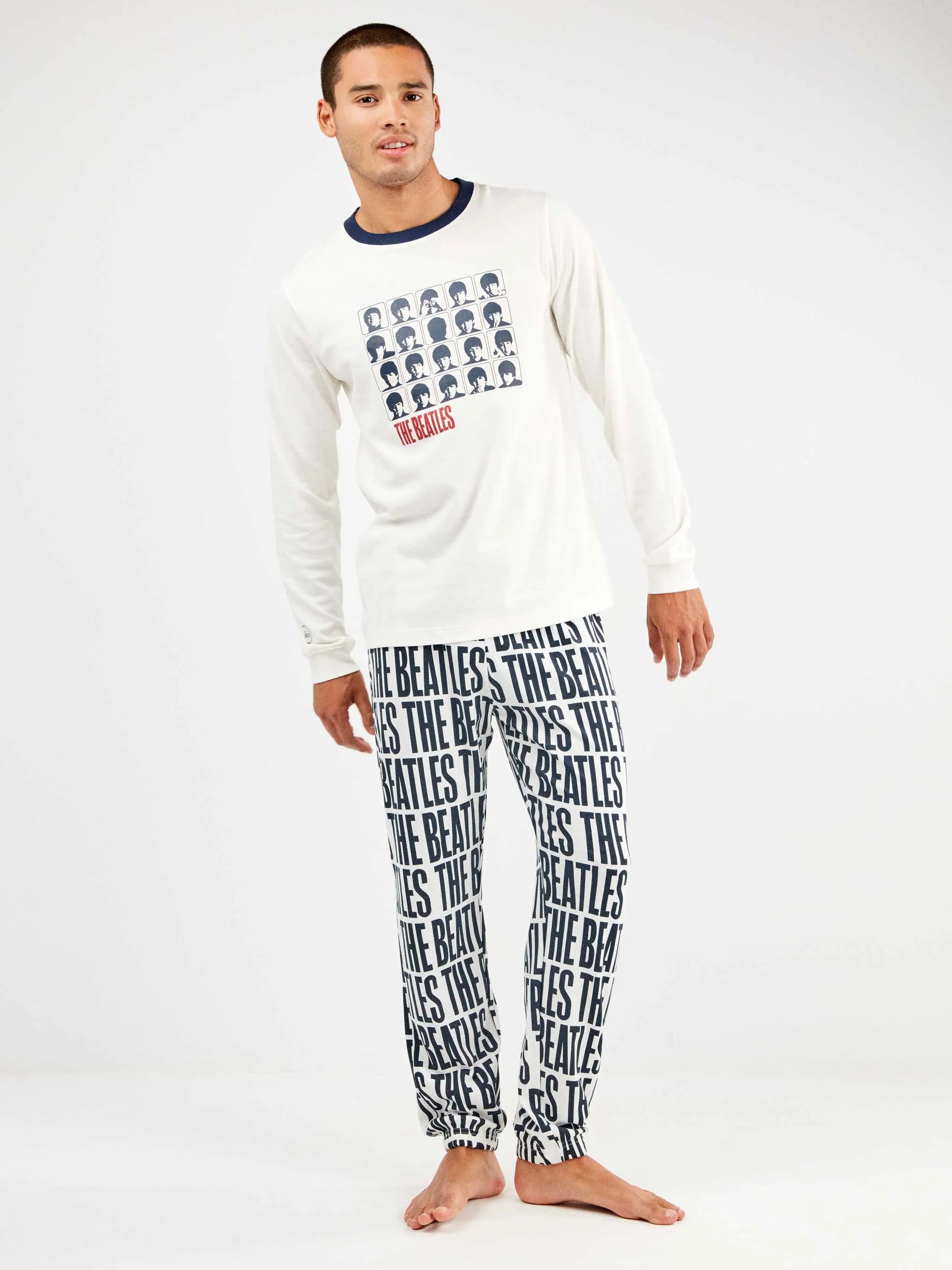 Pigiama uomo Gisela caldo cotone The Beatles 20366