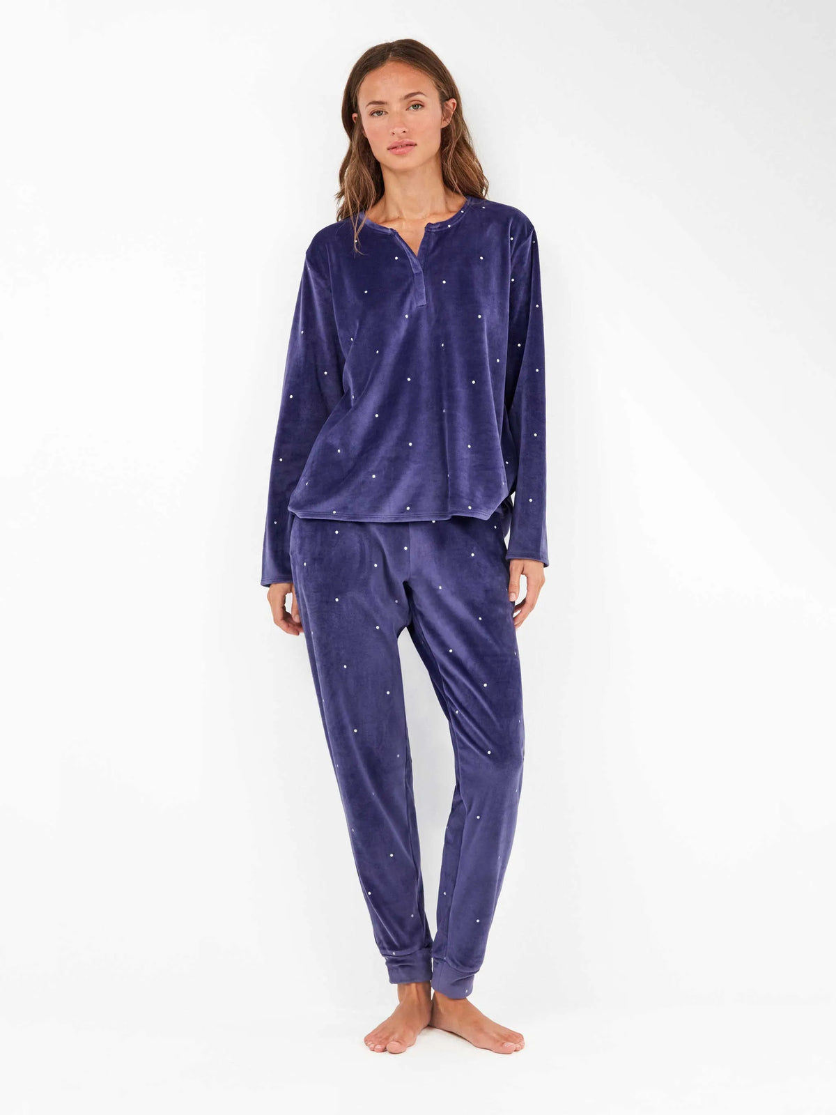 Pigiama donna Gisela pile elasticizzato 20316