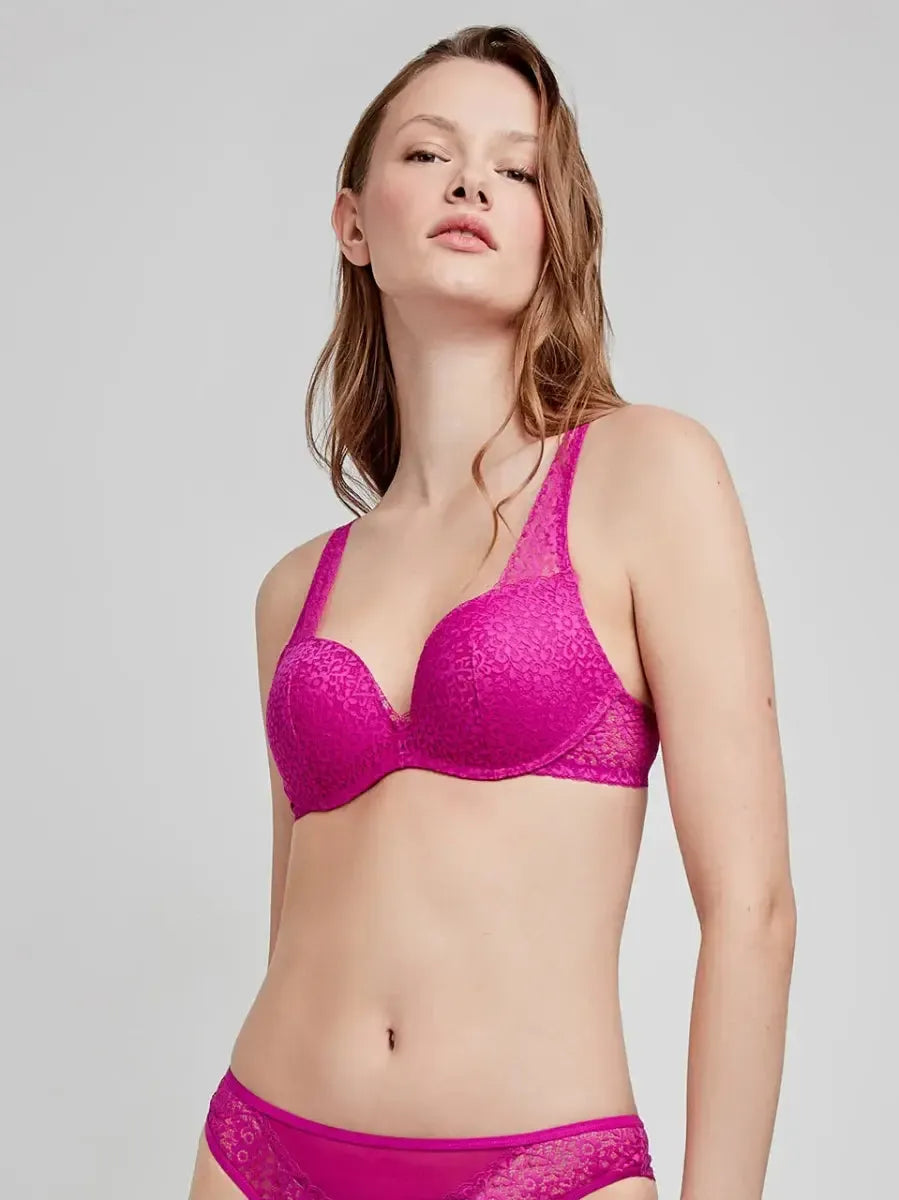 Coordinato reggiseno push up senza ferretto e brasiliana Gisela 10114 - Caos Intimo Donna - Uomo - Bambini - Casa - Gisela