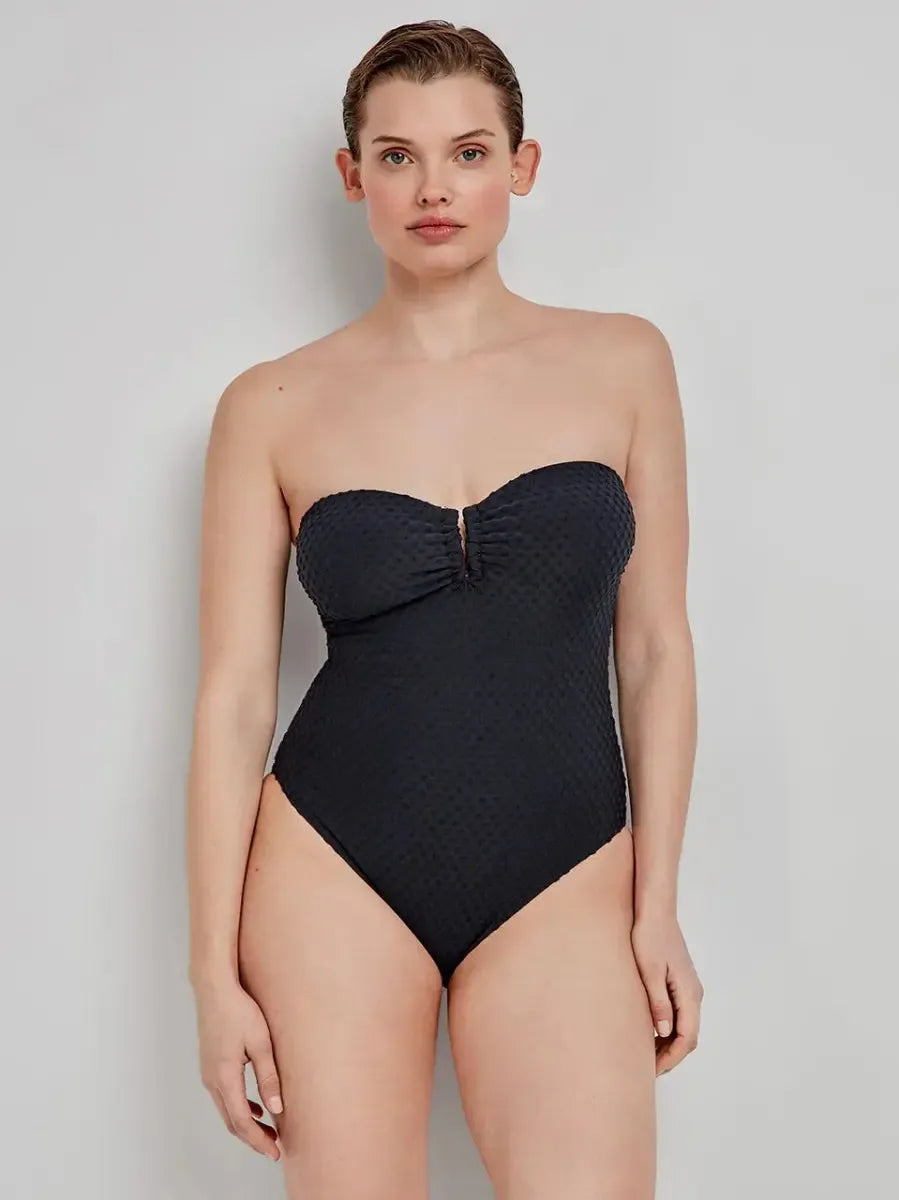 Costume da bagno donna intero senza ferretto a fascia Gisela 30232 - Caos Intimo Donna - Uomo - Bambini - Casa - Gisela