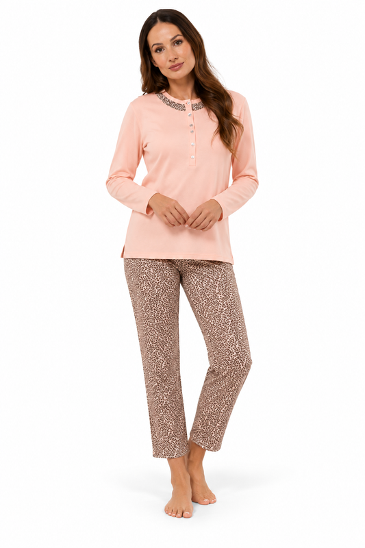 Pigiama donna in caldo cotone serafino Sièlei TR15 Trixi