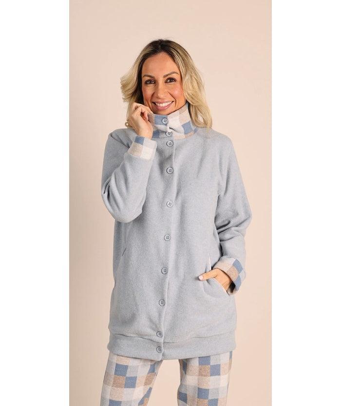 Giacca aperta donna invernale punto Milano Gary flanellata 5123 - Caos Intimo Donna - Uomo - Bambini - Casa - Gary