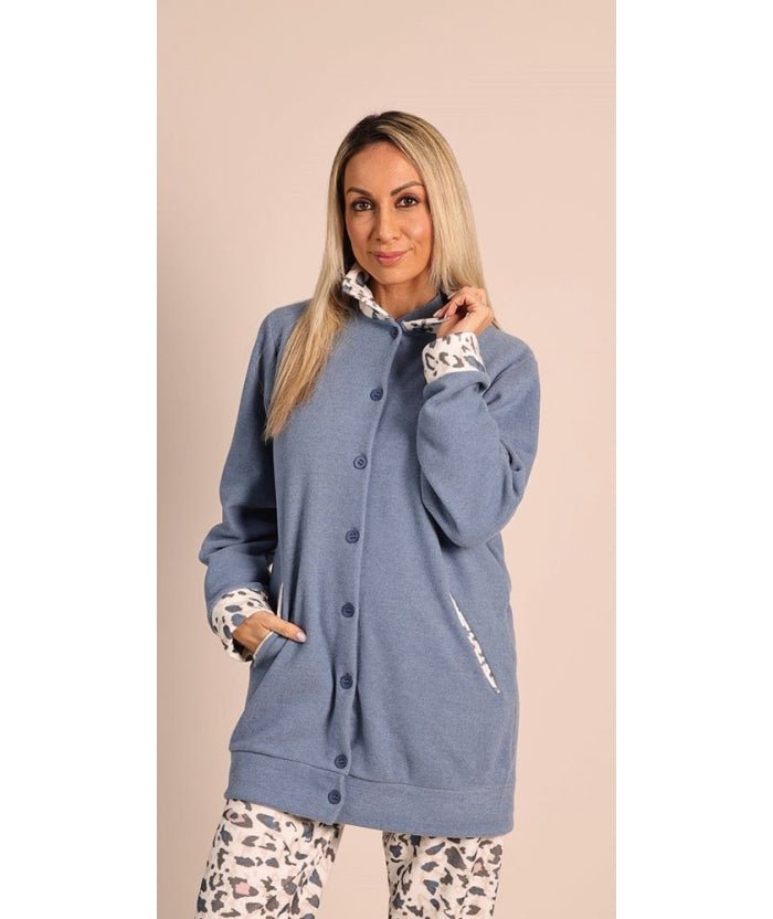 Giacca aperta donna invernale punto Milano Gary flanellata 5172 - Caos Intimo Donna - Uomo - Bambini - Casa - Gary