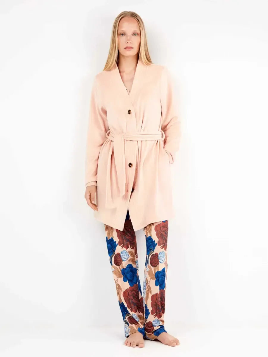 Giacca donna Gisela aperta con bottini velluto cinigliato 20303 - Caos Intimo Donna - Uomo - Bambini - Casa - Gisela