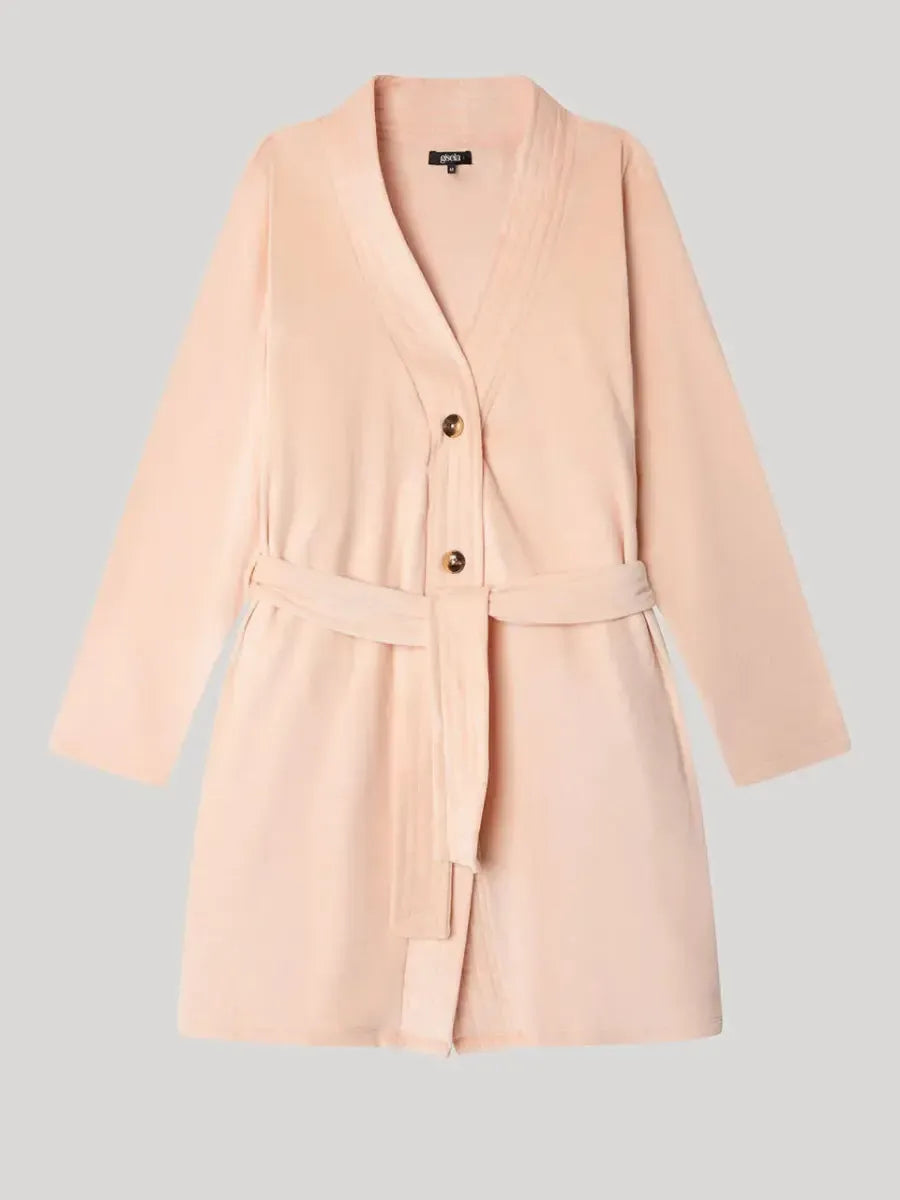 Giacca donna Gisela aperta con bottini velluto cinigliato 20303 - Caos Intimo Donna - Uomo - Bambini - Casa - Gisela