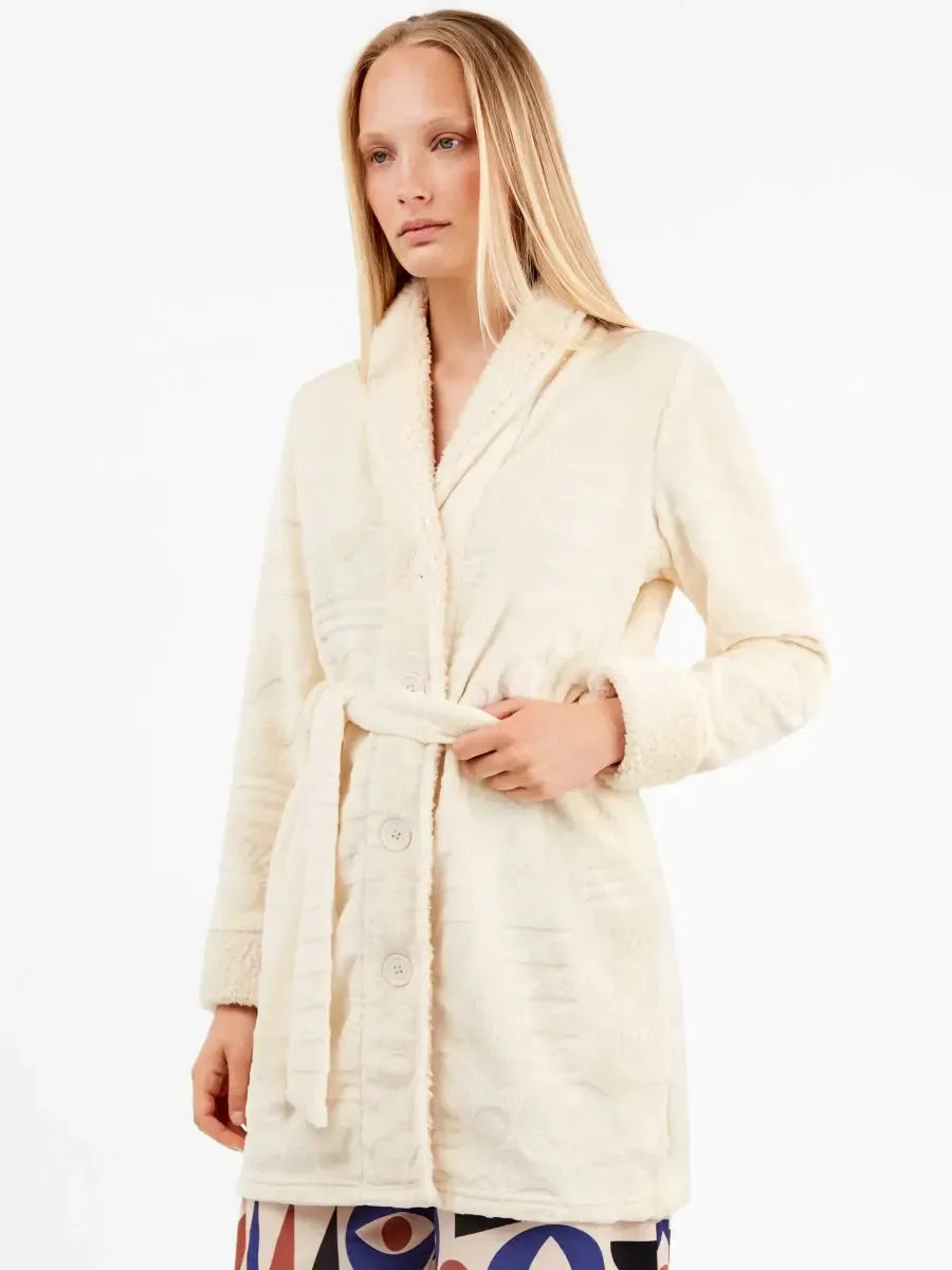 Giacca donna Gisela aperta con bottini velluto cinigliato 20315 - Caos Intimo Donna - Uomo - Bambini - Casa - Gisela