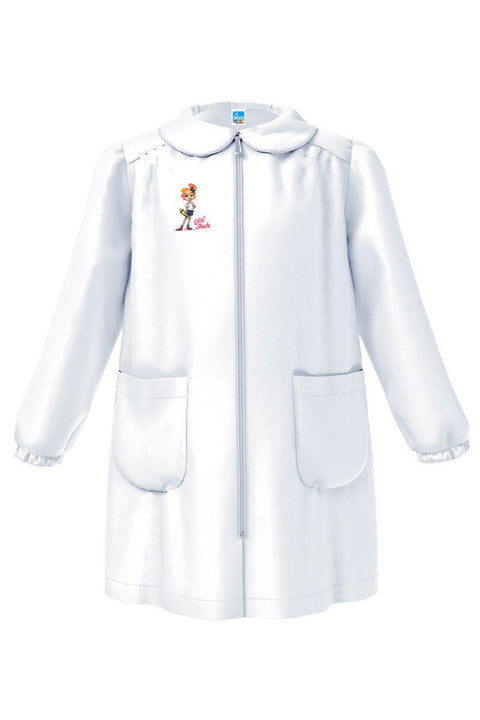 Grembiule asilo bambina con zip centrale Siggi made in Italy ricamo Girl Skate 4032 - Caos Intimo Donna - Uomo - Bambini - Casa - Siggi