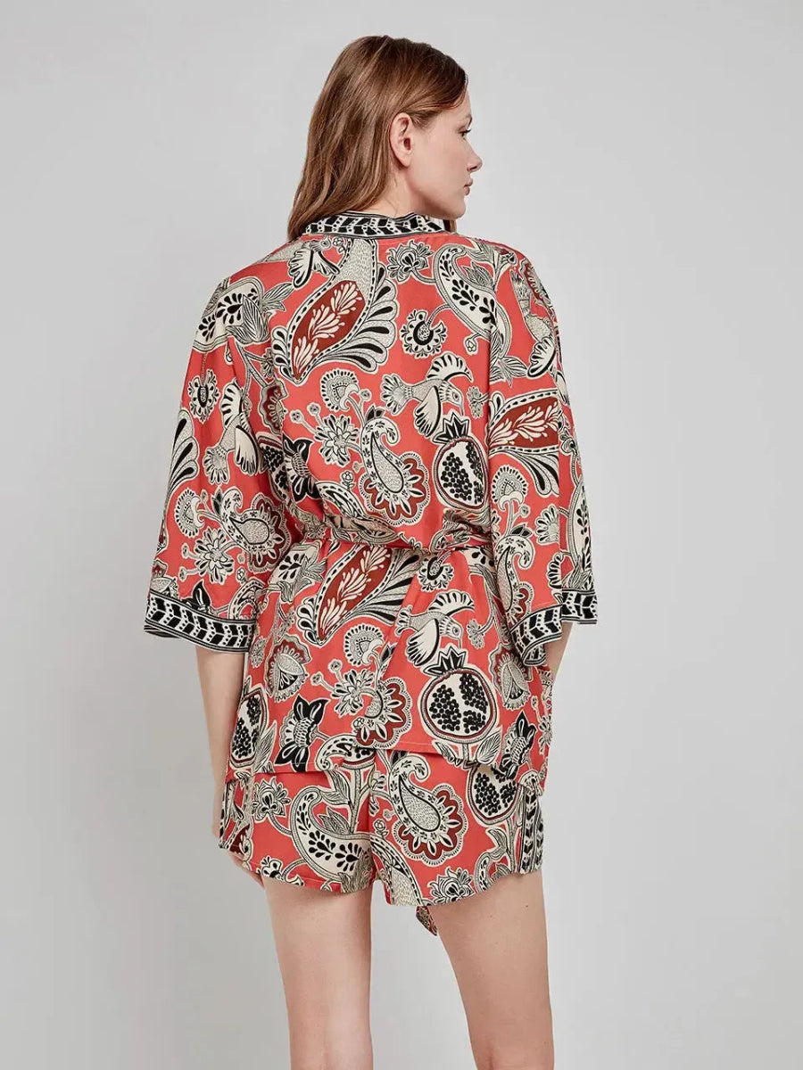 Kimono viscosa donna Gisela aperta 20260 - Caos Intimo Donna - Uomo - Bambini - Casa - Gisela