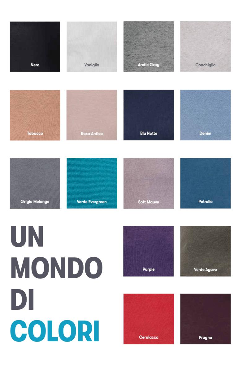 Maglia donna manica lunga collo tondo Sublyme in modal cashmere ultra light 1412 - Caos Intimo Donna - Uomo - Bambini - Casa - Sublyme