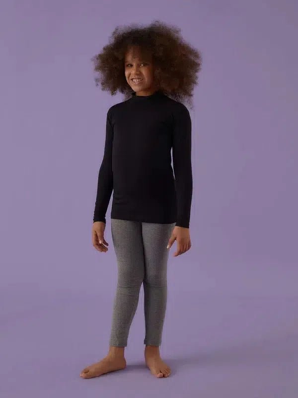 Maglia maglioncino maglione lupetto dolcevita bambina Jadea collo alto in cotone bielastico 262 - Caos Intimo Donna - Uomo - Bambini - Casa - Jadea