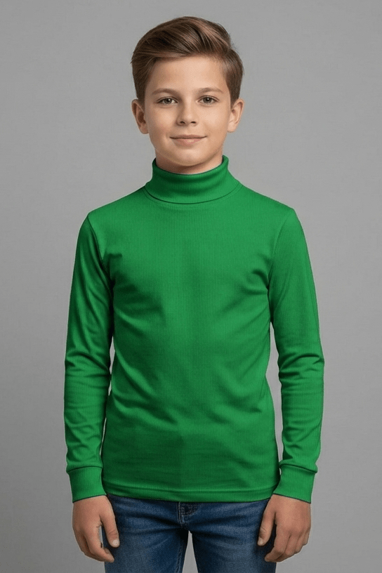 Maglia maglione maglioncino Lupetto dolcevita collo alto invernale Bambino Bambina caldo cotone Bimbi per Sempre/Irge - Caos Intimo Donna - Uomo - Bambini - Casa - Bimbi Per Sempre
