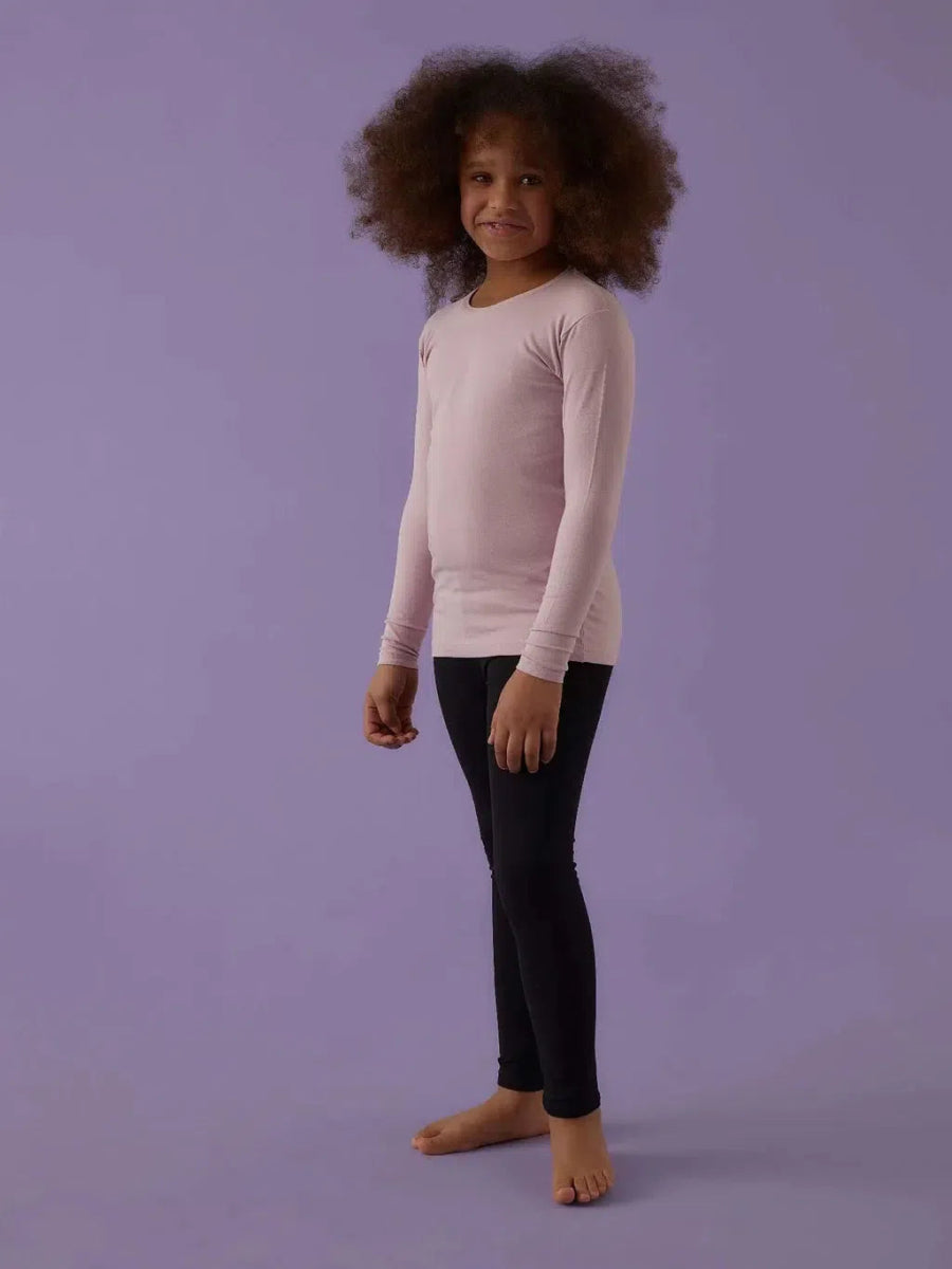 Maglia manica lunga bambina Jadea girocollo in cotone bielastico 263 - Caos Intimo Donna - Uomo - Bambini - Casa - Jadea