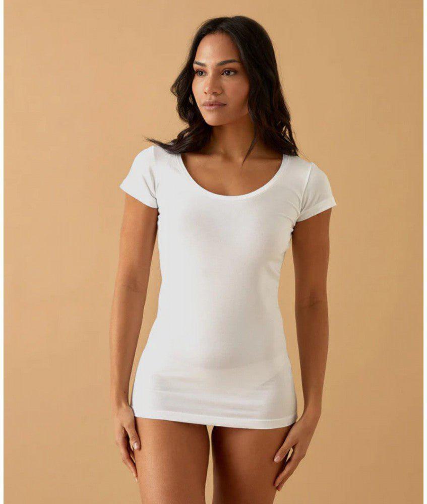 Maglia mezza manica t-shirt Jadea scollo Lollo 4181 - Caos Intimo Donna - Uomo - Bambini - Casa - Jadea