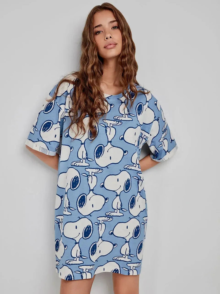 Maximaglia mezza manica donna cotone Peanuts Snoopy Gisela 2/20283 - Caos Intimo Donna - Uomo - Bambini - Casa - Gisela