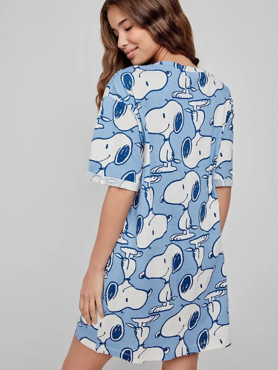 Maximaglia mezza manica donna cotone Peanuts Snoopy Gisela 2/20283 - Caos Intimo Donna - Uomo - Bambini - Casa - Gisela