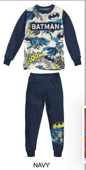 Pigiama caldo cotone Batman Disney interlock bambino baby DC40G7402 - Caos Intimo Donna - Uomo - Bambini - Casa - Disney