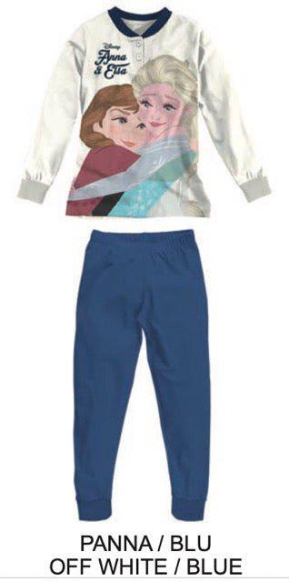 Pigiama caldo cotone Frozen Disney interlock bambina baby DY50A1450 - Caos Intimo Donna - Uomo - Bambini - Casa - Disney