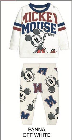 Pigiama caldo cotone Mickey Disney interlock neonato baby DY32L1407 - Caos Intimo Donna - Uomo - Bambini - Casa - Disney