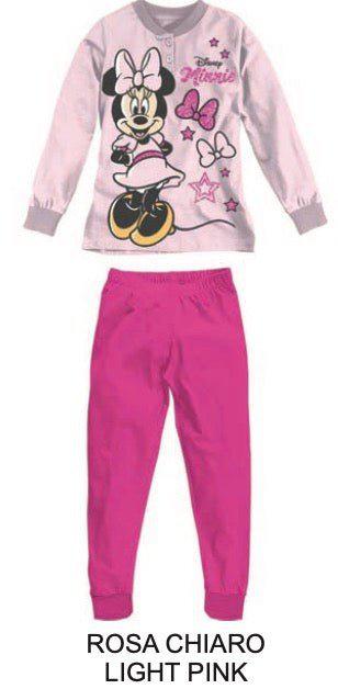 Pigiama caldo cotone Minnie Disney interlock bambina baby DY50A1568 - Caos Intimo Donna - Uomo - Bambini - Casa - Disney