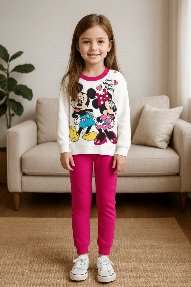 Pigiama caldo cotone Minnie Disney interlock neonata baby DY32A1433 - Caos Intimo Donna - Uomo - Bambini - Casa - Disney